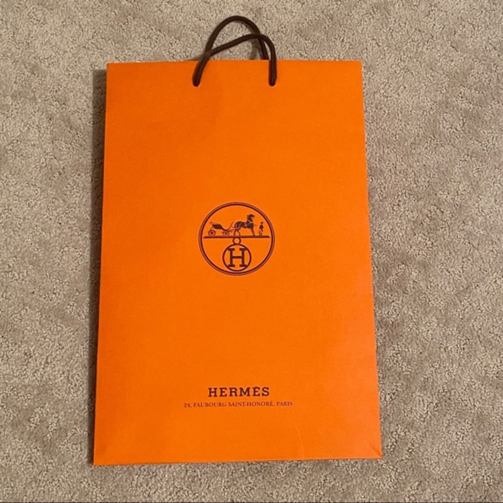 HERMES SHOPPING BAG - 11 x 17